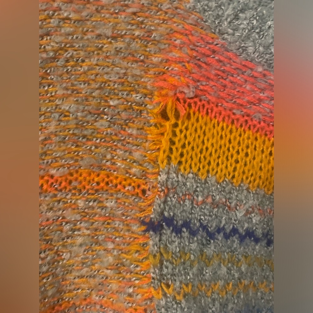 moon & madison Multicolor Patchwork Sweater - image 5